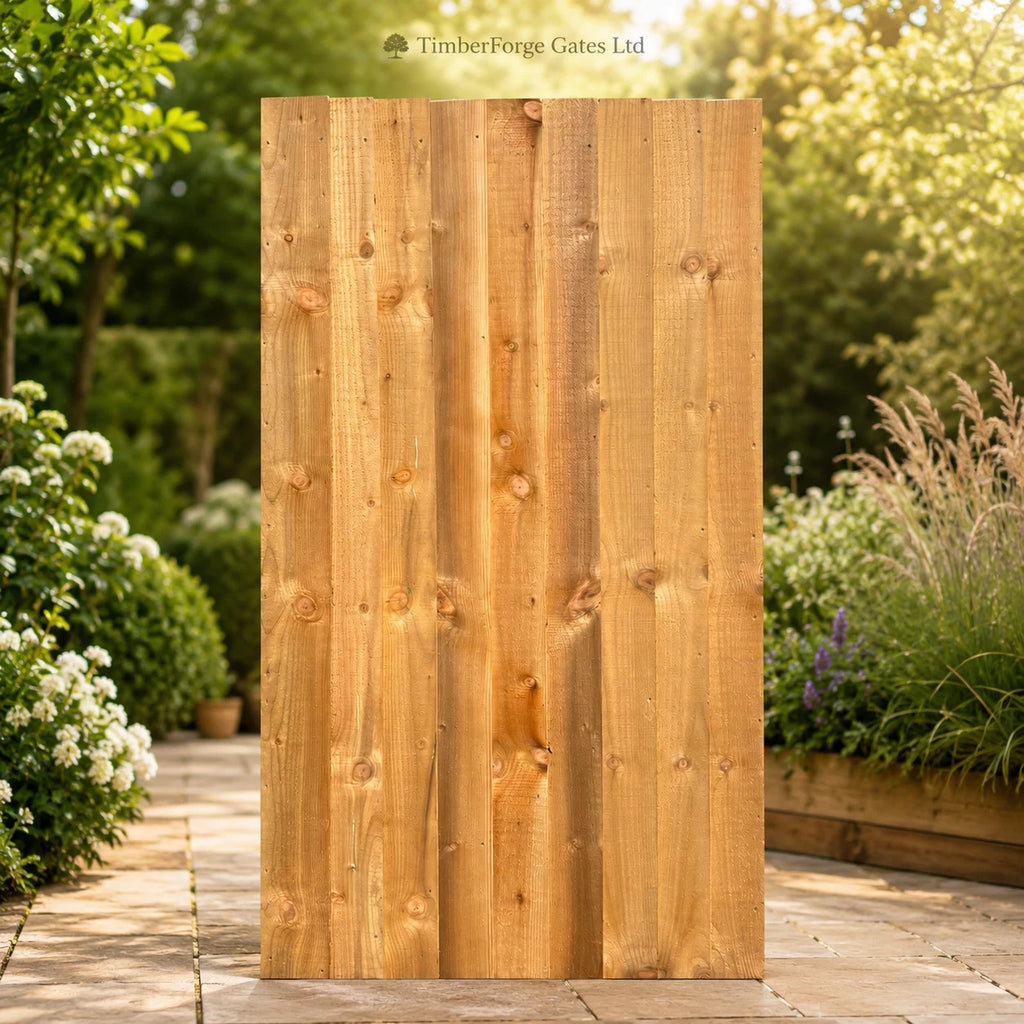 Flat Top Feather Edge Garden Gate 180 cm High(6ft) Pressure Treated Timber